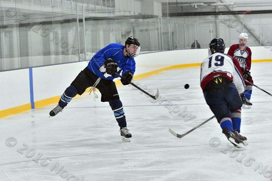 Wheaton College Men\'s Ice Hockey vs Middlesex Community College. - Photo By: KEITH NORDSTROM
